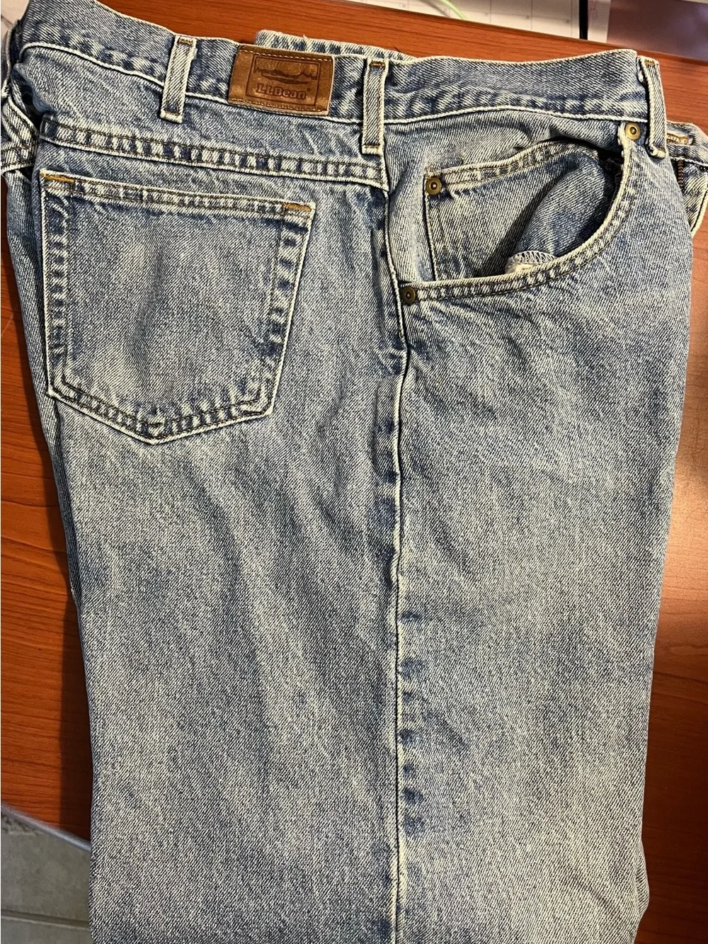 L.L. Bean Men’s Classic Light Blue Denim Jeans